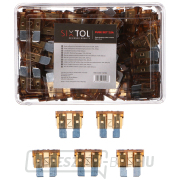 Kés autóbiztosíték készlet MECHANIC FUSE SET 7.5A, 100 db SIXTOL Előnézet 