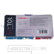 Kés autóbiztosíték készlet MECHANIC FUSE SET 1, 5-30A, 120 db SIXTOL Előnézet 