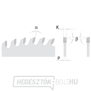 CMT CHROME fűrészlap hosszanti és keresztirányú vágásokhoz - D250x3,2 d30 Z40 HW Hangszigetelt Előnézet 