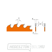 CMT Orange ipari fűrészlap hosszanti és keresztirányú vágáshoz - D160x2,2 d20 Z28 HW Hangszigetelt Előnézet 