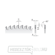 CMT ipari fűrészlap laminátumhoz és DTD-hez - D300x3.2 d30 Z96 HW Előnézet 