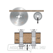 CMT Kúpos elővágó tárcsa CNC gépekhez - D200x4,3-5,5 d65 Z36 HW Előnézet 