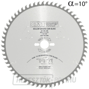 CMT Industrial C287 Laminált fűrészlap elővágás nélkül - D303x3,2 d30 Z60 HW -6°Neg Előnézet 