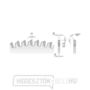 CMT fűrészlap laminált, műanyag és színesfémekhez - D305x3.2 d30 Z96 HW Előnézet 