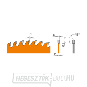 CMT narancssárga fűrészlap színesfémekhez és műanyagokhoz - D160x2.2 d20 Z24 HW Előnézet 