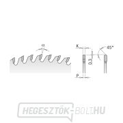 CMT fűrészlap színesfémekhez és műanyagokhoz - D250x3.2 d32 Z80 HW Előnézet 