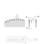 CMT fűrészlap Corian és vastag falú műanyagokhoz - D300x3,2 d30 Z84 HW Előnézet 