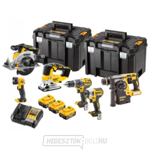 DeWALT DCK690P3T 18V 3x5.0 Ah XR akkumulátoros kombinált szerszámkészlet gallery main image