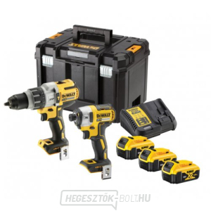 DeWALT DCK276P3T 18V 3x5.0 Ah XR akkumulátoros kombinált szerszámkészlet gallery main image