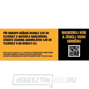 Akkumulátor 54V 9,0Ah DEWALT FLEXVOLT DCB547 INGYENES - Regisztráljon, hogy ajándékot kapjon! Előnézet 