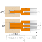 CMT állítható résmaró 3 darab MAN - D140x4-15 d30 Z4+4 acél - D140x4-15 d30 Z4+4 acél Előnézet 