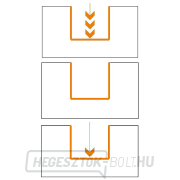 IGM F044 Vágómaró fúró pengével - D15,8x48,3 L91 S=12,7 HW Előnézet 