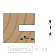 IGM M122 lemez hornyolómaró - D31,8x3 H9,55 L62 S=8 HW Előnézet 