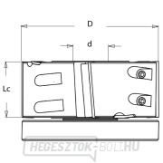 IGM F603 csigafogú peremvágó MAN - D125x50 d30 Z4 V4 STEEL Előnézet 