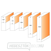 CMT C706 Vágómaró, egyenes fogazatú - D12,7x25,4 L70,7 S=6 HW Előnézet 