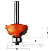 CMT C963 Kerekítő vágó domború - R4,8 D25,4x11,5 S=8 HW Előnézet 