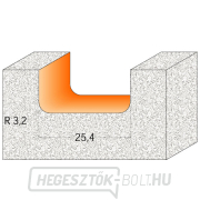 CMT C981 CORIAN hornyos sugárvágó - D15,87 I12,7 R3,2 S=12 Előnézet 