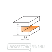 CMT C823.371 Lemezvágó maró STRIPLOX mini - D47,6x7 H9,5 L65 S=6,35 HW Előnézet 