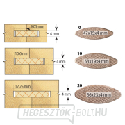 IGM M122 Lemezmaró szett léces kötésekhez - D37,2x3,95 H12,25 L63 S=8 HW Előnézet 