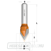 CMT C958 V-hornyos maró - 60° D12,7x10 S=8 HW Előnézet 