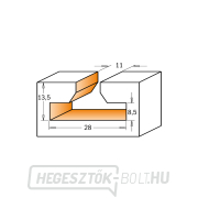 CMT C950.6 HW hengeres horonymaró - D28x13,5 d11 S=12 Előnézet 