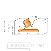 CMT C950.6 HW hengeres horonymaró - D32x20 d15 S=12 Előnézet 