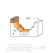 CMT C965B profilos maró, csapágyazott - D profil, R4 D28,6x13,3 S=8 HW Előnézet 