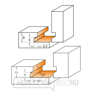 CMT C955 Dugómarógép - D50,8x12,7 S=12 HW Előnézet 