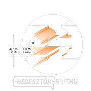 CMT ajtóvágó készlet 2db, S=12 HW Előnézet 