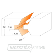 CMT C955 díszítő élek vágókészlet - D40 I25,4 A30° S=12 HW Előnézet 