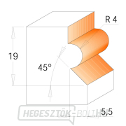 CMT C961 burkolólapvágó - D23,8 I19,05 R4 S=12 Előnézet 