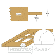 CMT C955 Ablakszárny készlet - D38+35 csapágyazás 22 S=12 HW Előnézet 