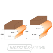 CMT C955 párkányszegély-vágó - R5,5+9,5 D31,7x25,4 S=12 HW Előnézet 