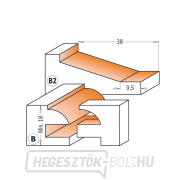 CMT Vágókészlet keretekhez és töltőelemekhez - 3db profil B+B2 S=12 HW Előnézet 