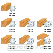 IGM univerzális ajtómaró szett 7 db MAN - D100x40-50 d30 ALU Előnézet 