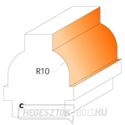 CMT C955 Vágógép üveg ajtó válaszfalakhoz CMT - D28 I19 R10 profil C S=8 HW Előnézet 