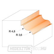 CMT C947 profilvágó csapágyazott - R4,8-3,6 D34,2x13 S=8 HW Előnézet 