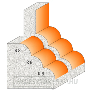 CMT C980 Díszítő vágó CORIAN - R8 D66,7 I41,3 S=12 Előnézet 