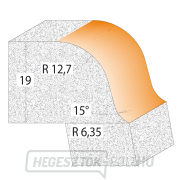 CMT C980 lekerekített élű vágó CORIAN mosdókagylóhoz - R6,35-12,7 D54 S=12 Előnézet 