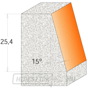 CMT C981 szögvágó CORIAN - D23 I25,4 A15° S=12 Előnézet 