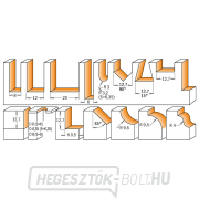 CMT szuper vágókészlet - 15db S=8 HW Előnézet 