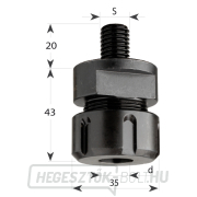 CMT fogó tokmány ER20 - S=M12x1,75 D=3-12,7mm Előnézet 