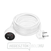 Solight 1z hosszabbító kábel - csatlakozó, 15m, 3 x 1,5mm2, fehér Előnézet 