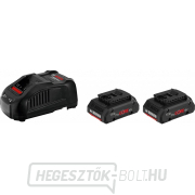 Bosch indítókészlet (2x4Ah ProCORE18V + töltő GAL1880CV) gallery main image