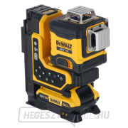 Zöld többsoros lézer 3x360 DEWALT DCLE34035D1 18V XR távirányítóval, 2Ah akkumulátor Előnézet 