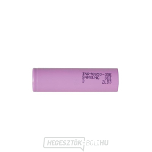 Újratölthető Li-Ion akkumulátor INR18650-35E 3,7V/3450mAh 8A Samsung gallery main image