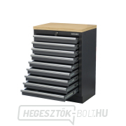 Műhelyszekrény fa munkalappal | 9 fiók | 680x465x950 mm Matabro SET-CA01064 Előnézet 