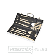 Riwall PRO RBBQ 7S SET 7 darabos rozsdamentes acél grillszerszámkészlet tokban Előnézet 