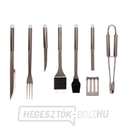 Riwall PRO RBBQ 7S SET 7 darabos rozsdamentes acél grillszerszámkészlet tokban Előnézet 