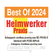 Scheppach BC-PS150-X 20 V-os akkumulátoros metszőfűrész (akkumulátor és töltő nélkül) Előnézet 